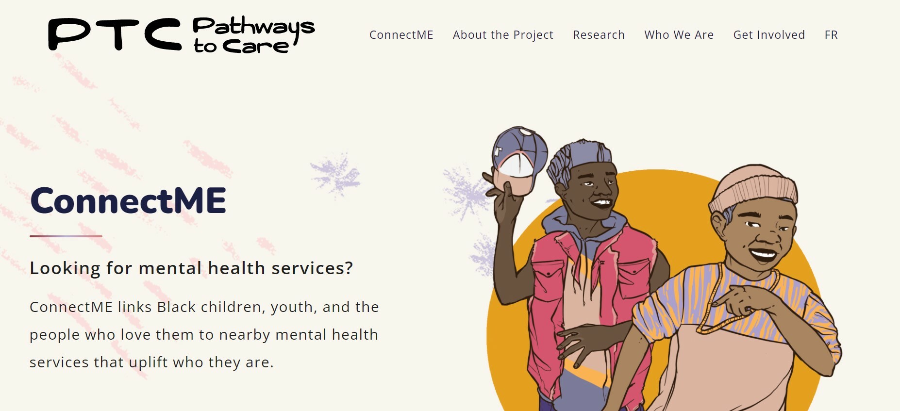 The Pathways to Care ConnectMe website
